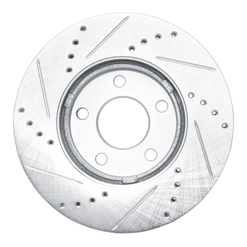 Picture of R1 06-11 Chevrolet HHR Front Right Drilled & Slotted Silver Brake Rotor