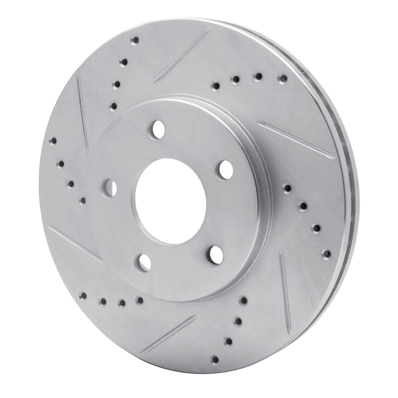 Picture of R1 06-11 Chevrolet HHR Front Left Drilled & Slotted Silver Brake Rotor