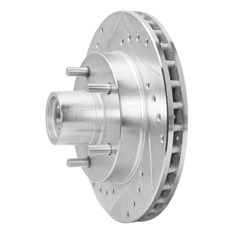 Picture of R1 91-03 Chevrolet S10 Blazer Front Left Drilled & Slotted Silver Brake Rotor