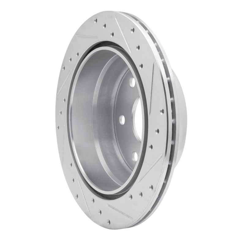 Picture of R1 99-07 Chevrolet AVALANCHE 1500 Rear Left Drilled & Slotted Silver Brake Rotor