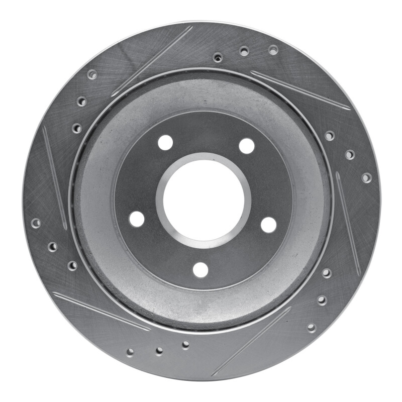 Picture of R1 85-92 Chevrolet Camaro Rear Right Drilled & Slotted Silver Brake Rotor