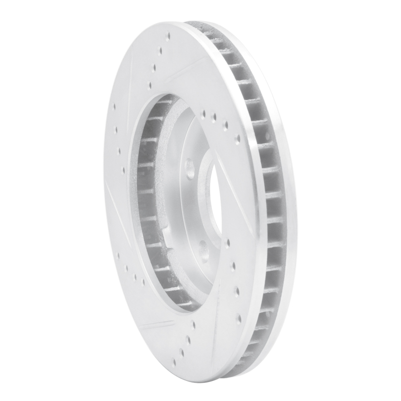 Picture of R1 97-05 Buick Century Front Right Drilled & Slotted Silver Brake Rotor