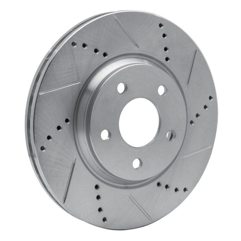 Picture of R1 04-12 Chevrolet HHR Front Right Drilled & Slotted Silver Brake Rotor