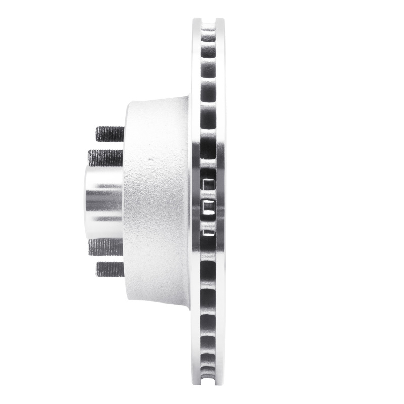 Picture of R1 68-70 Ford Mustang Front Right Drilled & Slotted Silver Brake Rotor