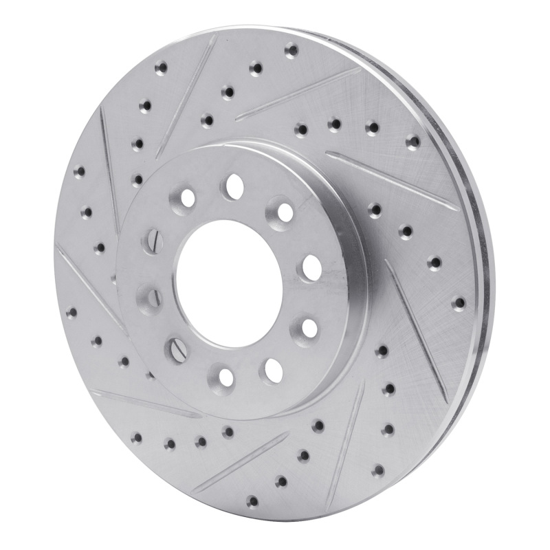 Picture of R1 99-03 Ford Windstar Front Left Drilled & Slotted Silver Brake Rotor