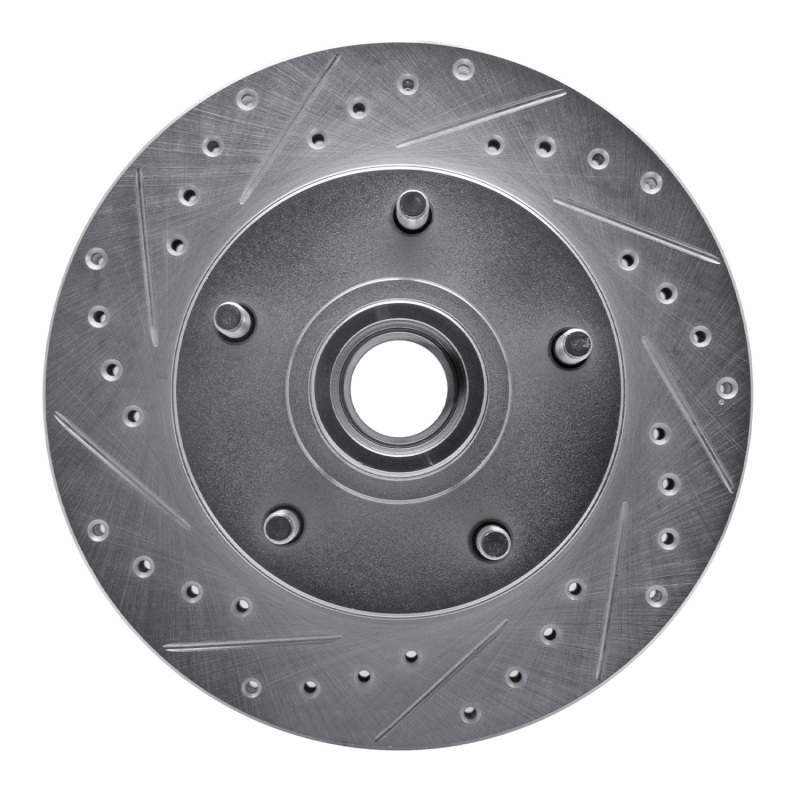 Picture of R1 73-93 Ford E-150 Econoline Front Left Drilled & Slotted Silver Brake Rotor