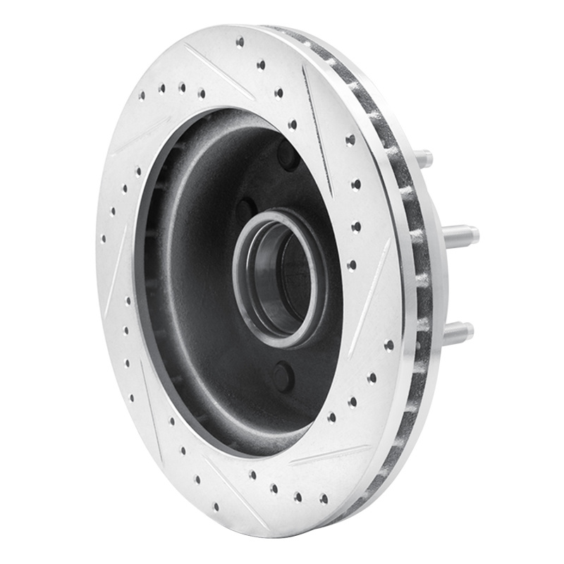 Picture of R1 86-94 Ford E-250 Econoline Front Left Drilled & Slotted Silver Brake Rotor