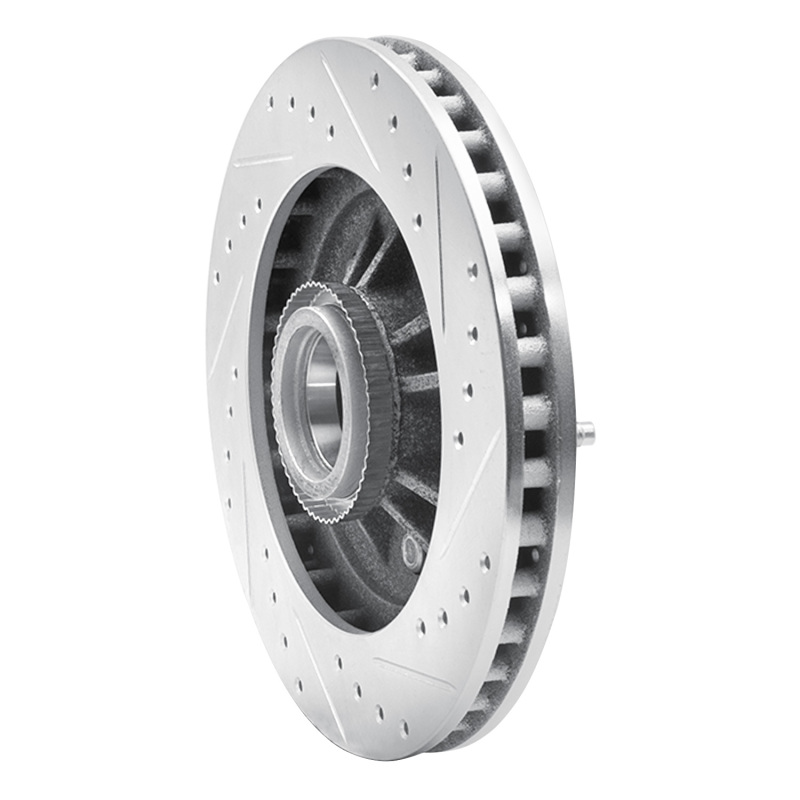 Picture of R1 97-00 Ford Expedition Front Left Drilled & Slotted Silver Brake Rotor