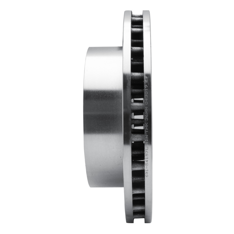 Picture of R1 99-99 Ford F-350 Super Duty 4WD Front Left Drilled & Slotted Silver Brake Rotor