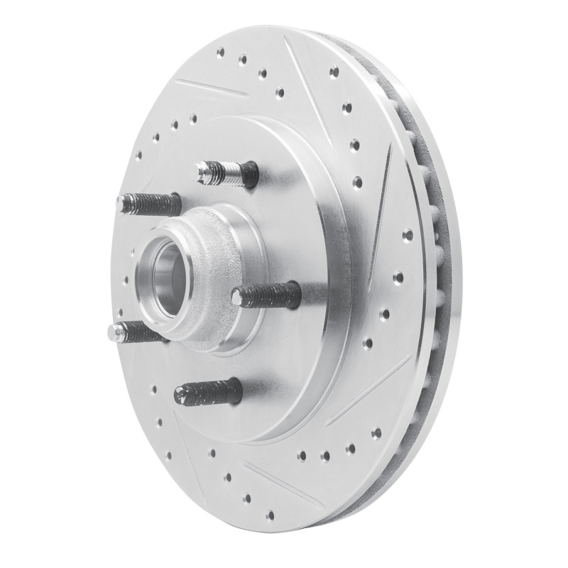 Picture of R1 99-04 Ford Expedition Front Right Drilled & Slotted Silver Brake Rotor