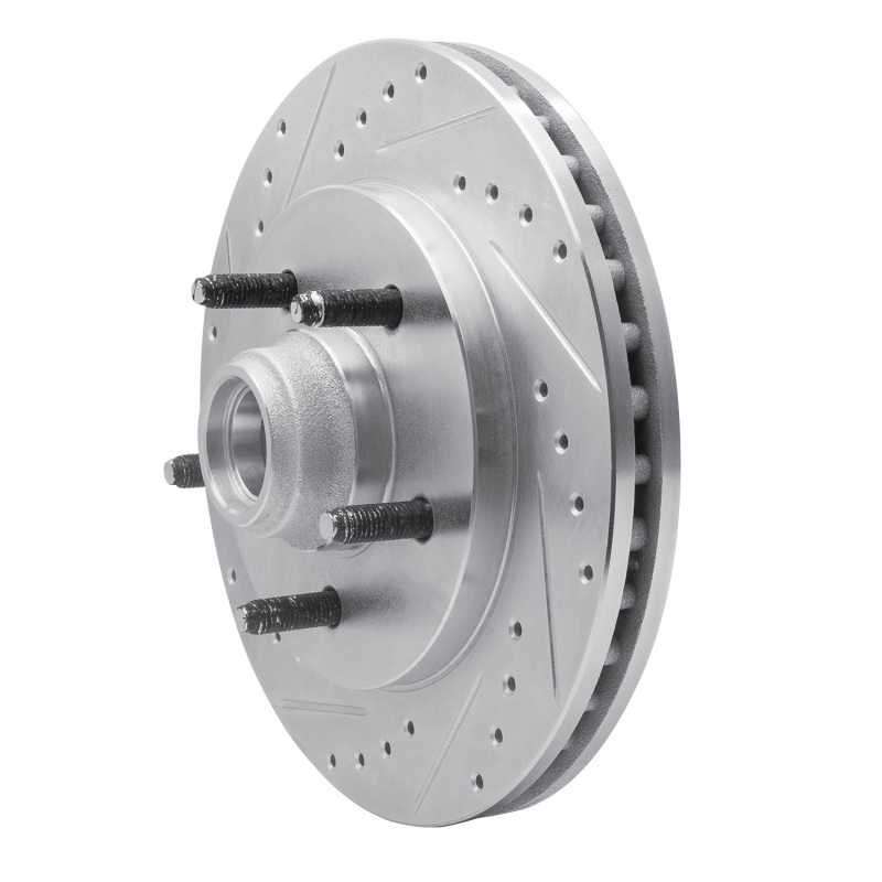 Picture of R1 99-04 Ford Expedition Front Left Drilled & Slotted Silver Brake Rotor