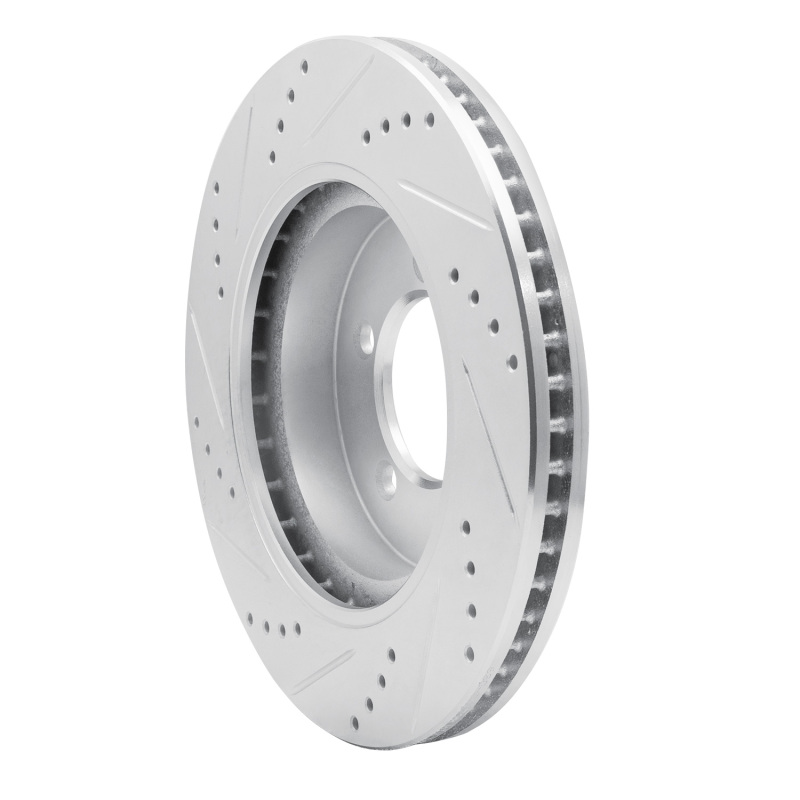 Picture of R1 02-05 Ford Explorer Front Right Drilled & Slotted Silver Brake Rotor