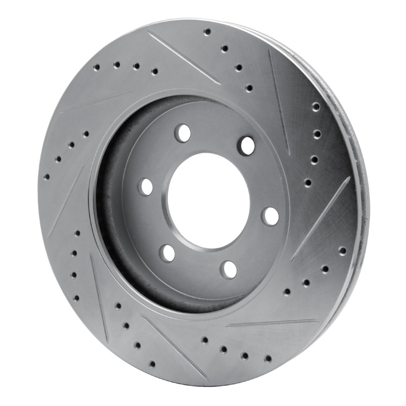 Picture of R1 02-06 Ford Expedition Front Left Drilled & Slotted Silver Brake Rotor