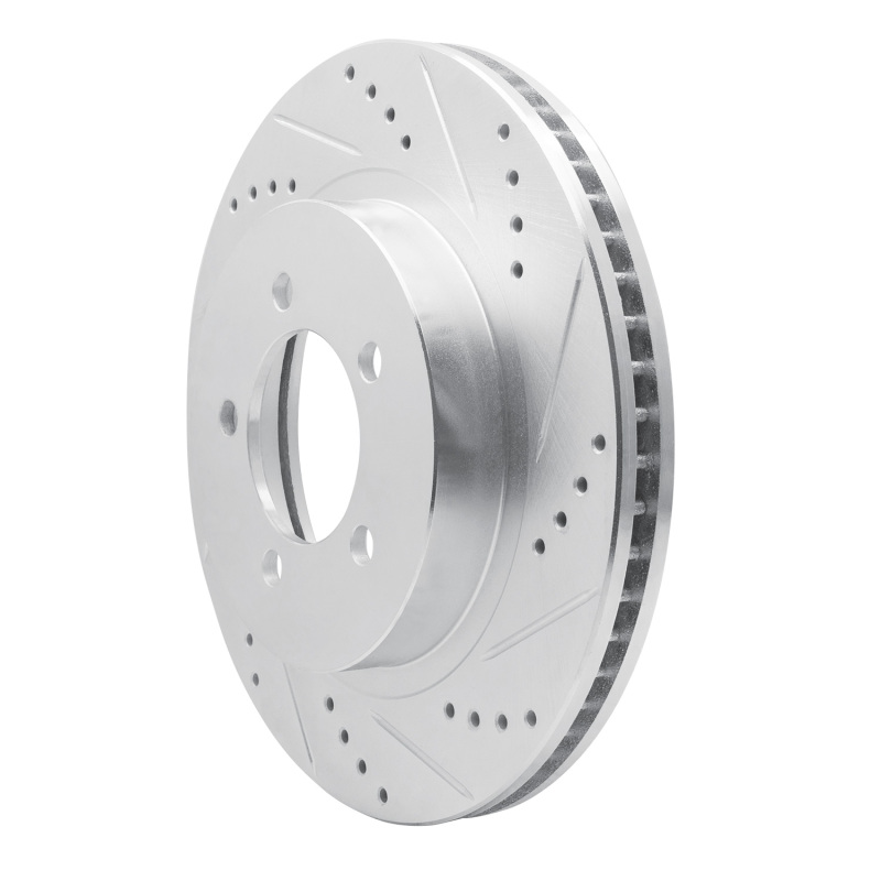 Picture of R1 02-05 Ford Explorer Front Right Drilled & Slotted Silver Brake Rotor