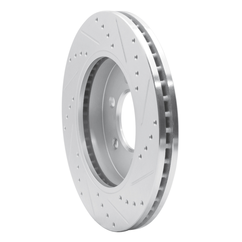 Picture of R1 04-08 Ford F-150 4WD Front Left Drilled & Slotted Silver Brake Rotor
