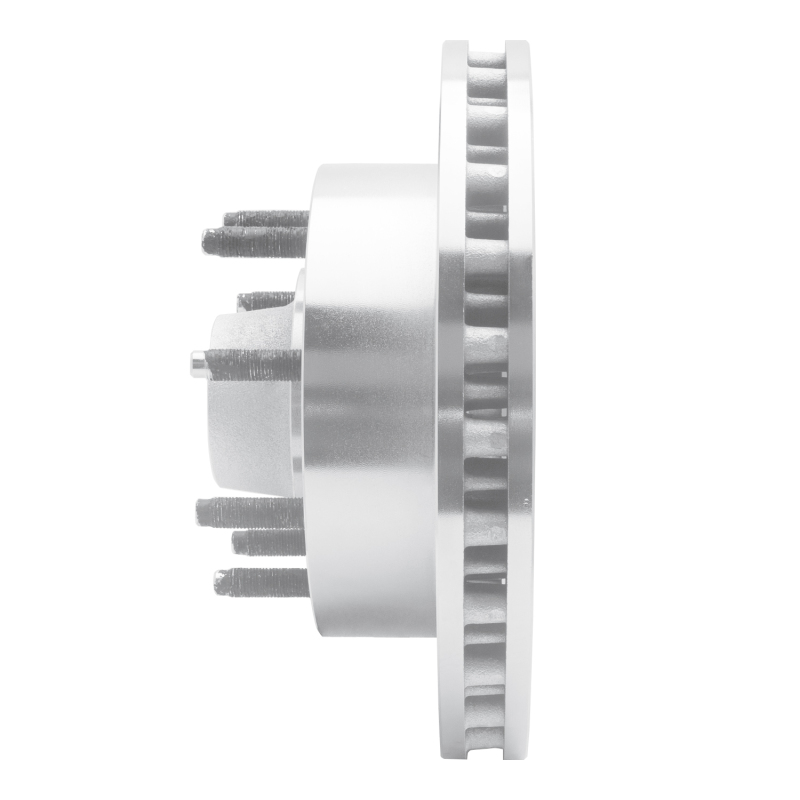 Picture of R1 03-05 Ford F-250 2WD (Super Duty) Front Right Drilled & Slotted Silver Brake Rotor