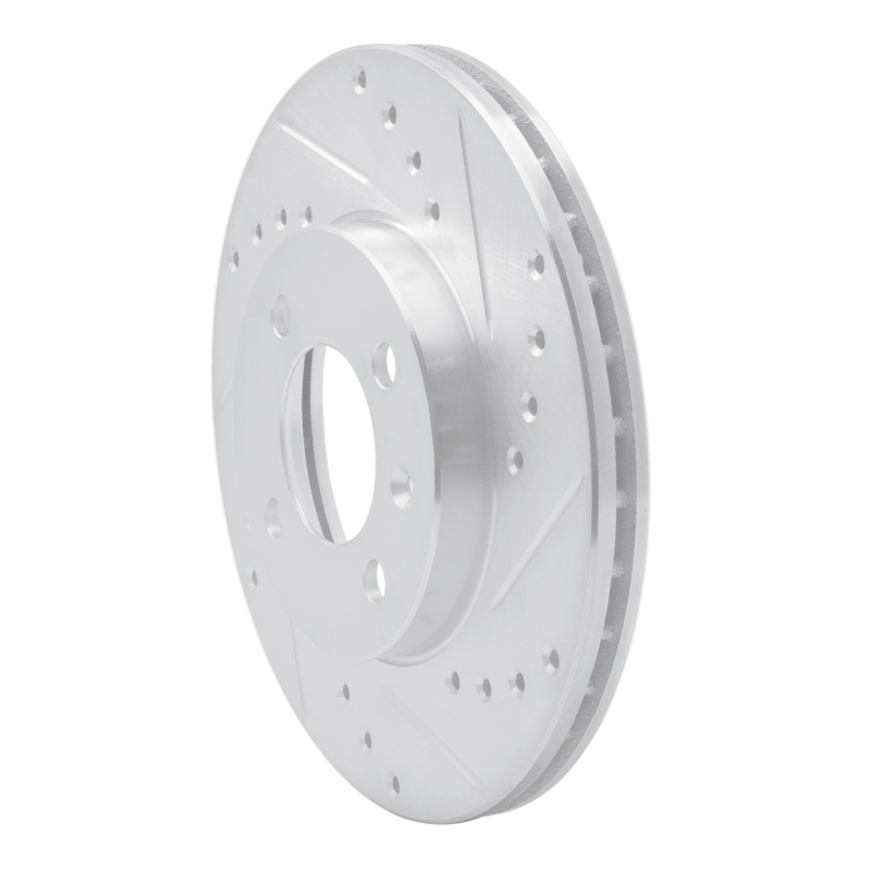 Picture of R1 86-08 Volkswagen Jetta Sedan Front Right Drilled & Slotted Silver Brake Rotor
