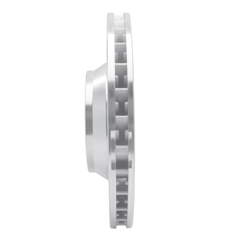 Picture of R1 03-15 Audi Q7 Right Front Drilled & Slotted Silver Brake Rotor