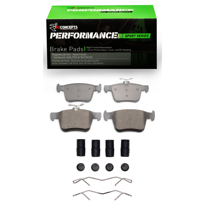 Picture of R1 13-23 Audi S3 (Mexico) Rear Performance Sport Pads & Hardware Kit