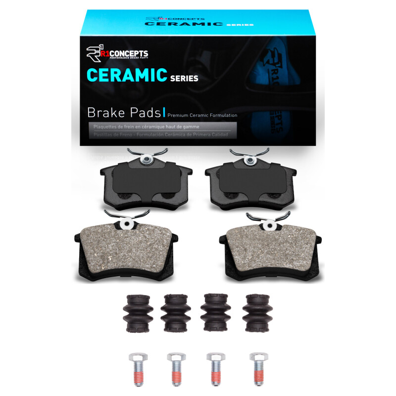 Picture of R1 97-08 Audi A4 (Mexico) Rear Ceramic Pads & Hardware Kit