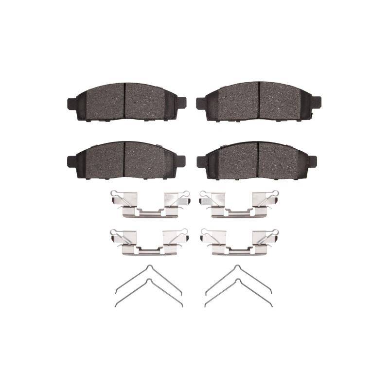 Picture of R1 07-17 Mitsubishi L200 (Mexico) Front Ceramic Brake Pads and Hardware Kit