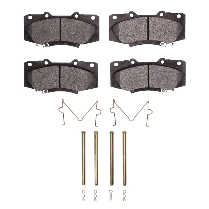 Picture of R1 13-15 Toyota Hilux (Mexico) Front Semi Met Pads & Hardware Kit