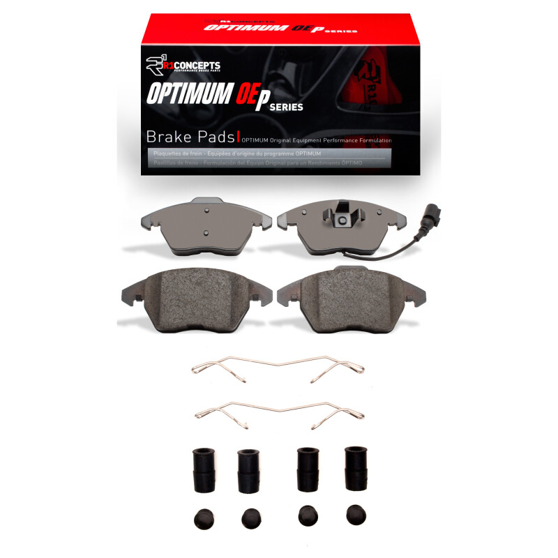 Picture of R1 05-18 Audi A1 (Mexico) Front Optimum OE Pads & Hardware Kit
