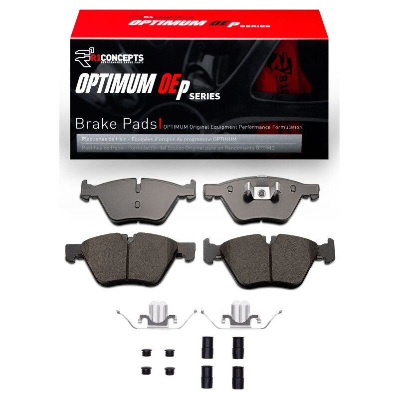 Picture of R1 12-13 BMW 125i (Mexico) Front Optimum OE Pads & Hardware Kit