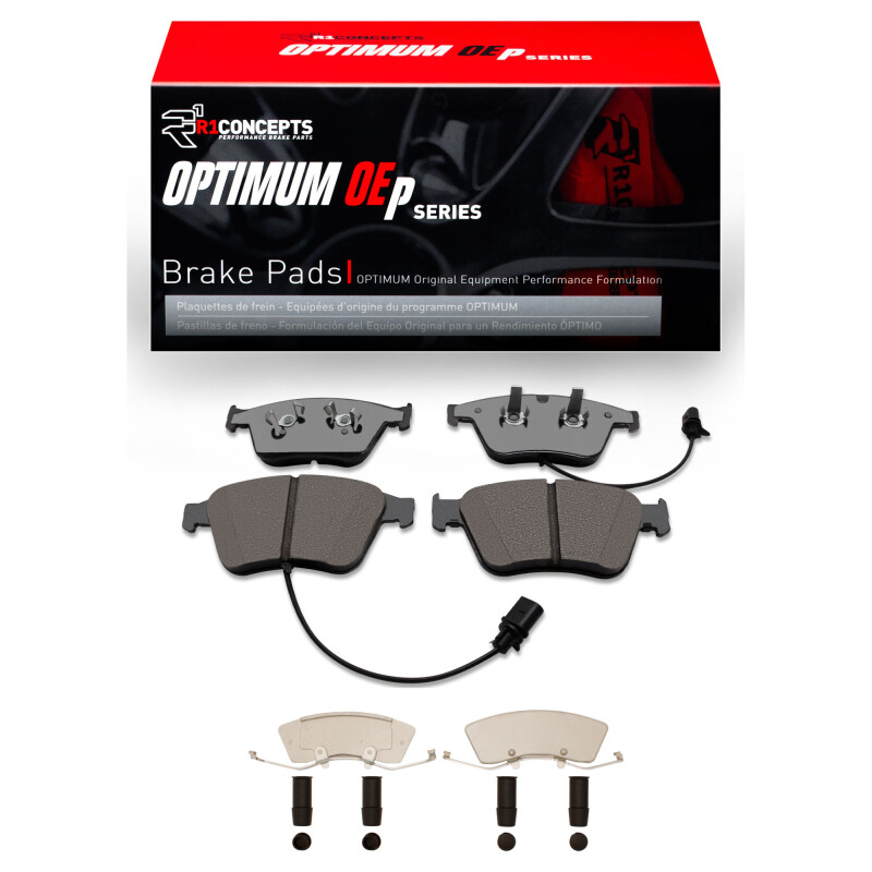 Picture of R1 03-18 Bentley Flying Spur Front Optimum OE Brake Pads and Hardware Kit