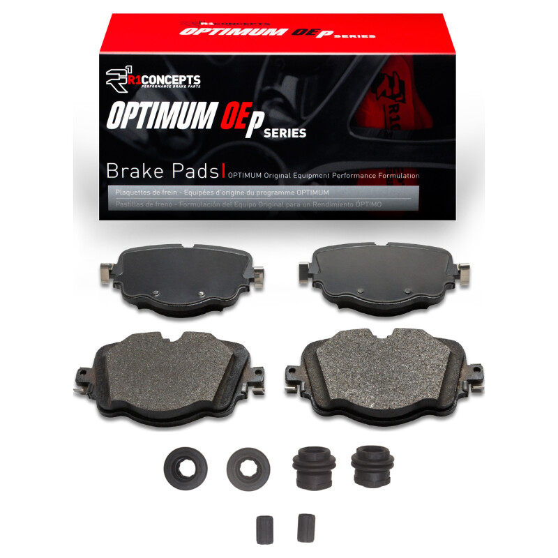 Picture of R1 17-25 Bentley Bentayga Rear Optimum OE Brake Pads and Hardware Kit