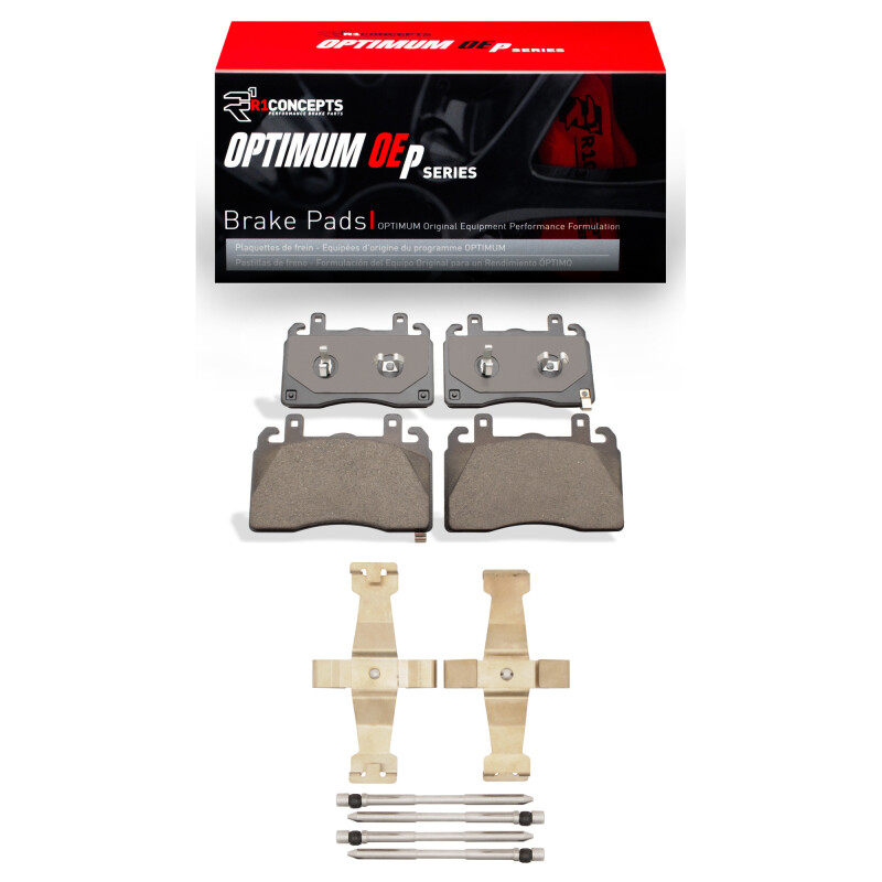 Picture of R1 23-25 Dodge Hornet Front Optimum OE Brake Pads and Hardware Kit