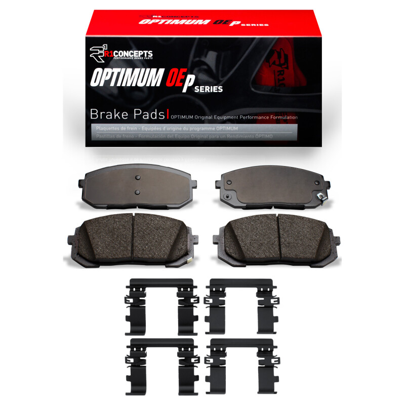 Picture of R1 21-26 Kia K5 Front Optimum OE Brake Pads and Hardware Kit