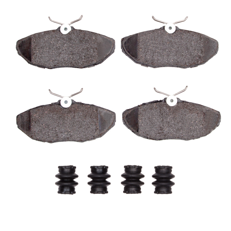 Picture of R1 00-06 Lincoln Ls Rear Euro Ceramic Brake Pads and Hardware Kit