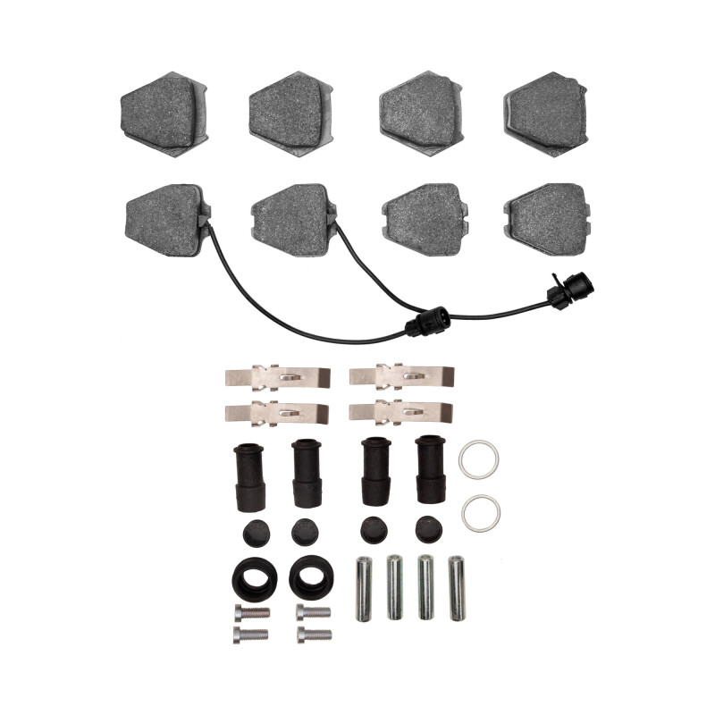 Picture of R1 00-03 Audi A8 Quattro Front Euro Ceramic Brake Pads and Hardware Kit
