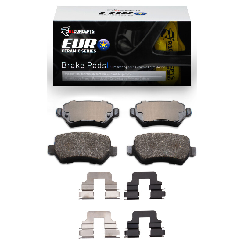 Picture of R1 02-08 Saturn Astra Rear Euro Ceramic Brake Pads and Hardware Kit