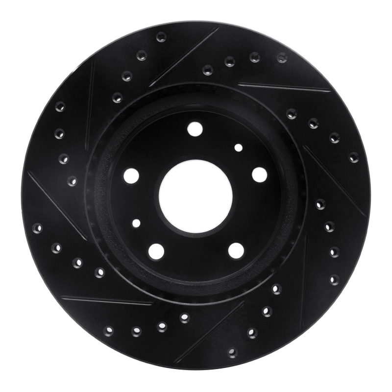 Picture of R1 07-19 Suzuki SX4 S-Cross (Mexico) Front Right Drilled & Slotted Black Brake Rotor