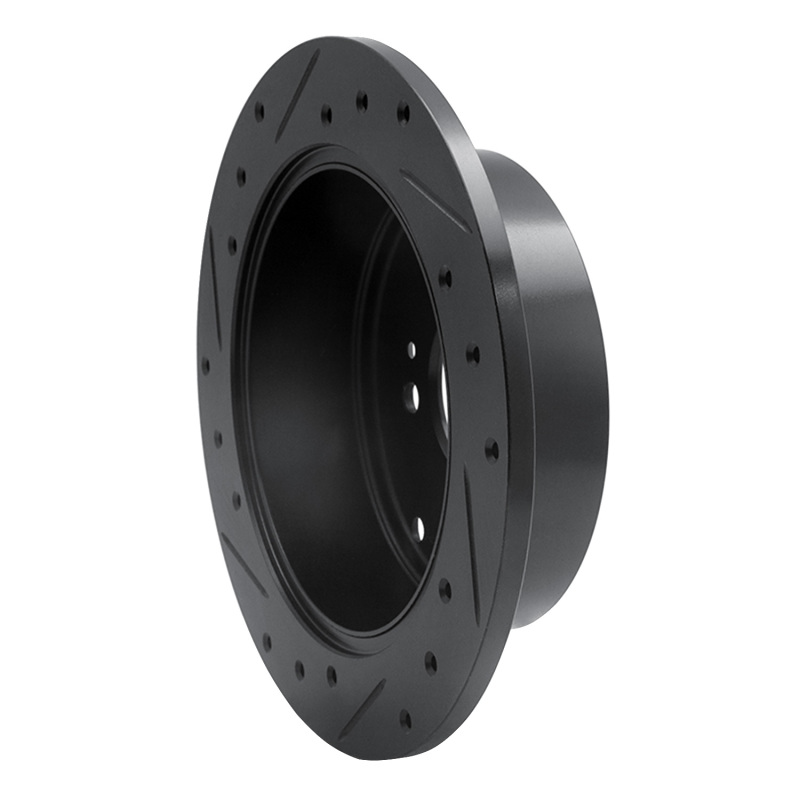 Picture of R1 06-12 Dodge Attitude (Mexico) Rear Right Drilled & Slotted Black Brake Rotor