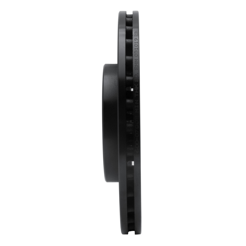 Picture of R1 09-19 Dodge Vision (Mexico) Front Left Drilled & Slotted Black Brake Rotor