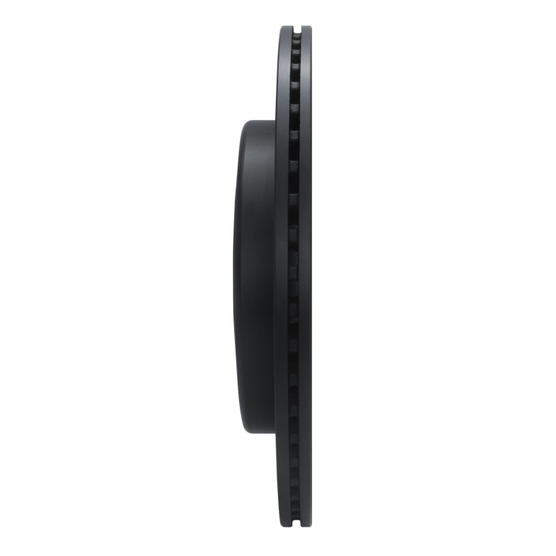 Picture of R1 19-25 Ram 1500 Rear Right Drilled & Slotted Black Brake Rotor