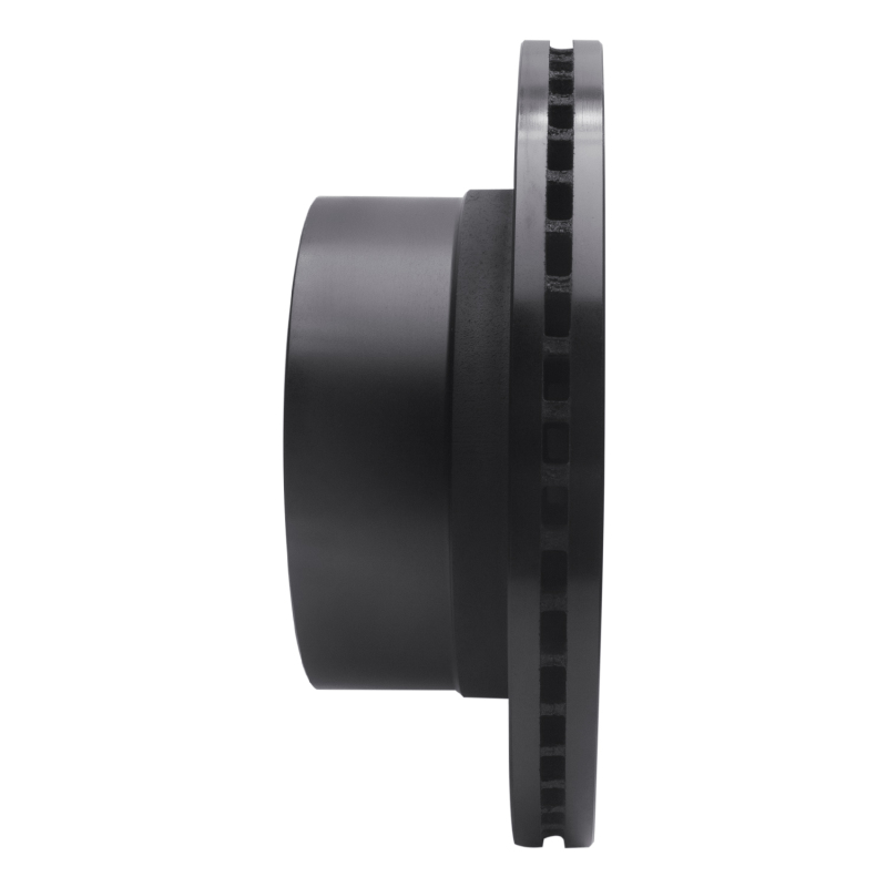 Picture of R1 19-25 Ram 3500 Rear Left Drilled & Slotted Black Brake Rotor