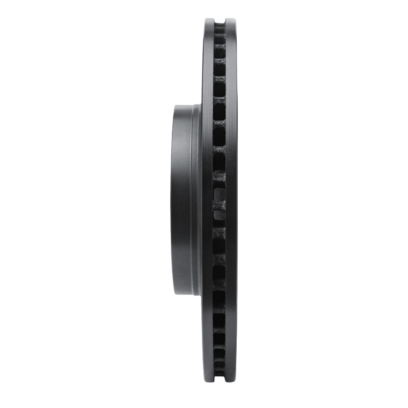 Picture of R1 18-25 Jeep Gladiator Front Right Drilled & Slotted Black Brake Rotor