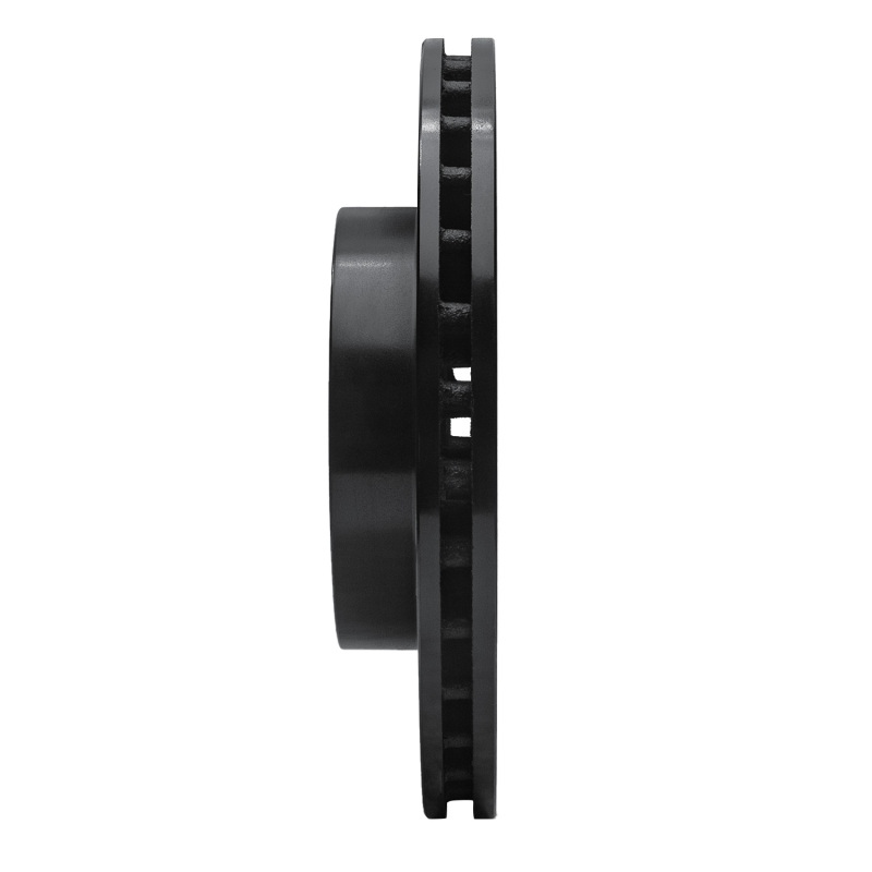 Picture of R1 80-89 Buick CENTURY Front Right Drilled & Slotted Black Brake Rotor