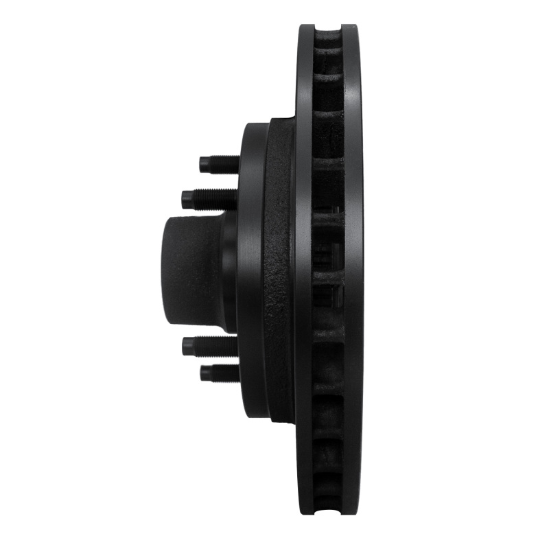 Picture of R1 94-99 Dodge Ramcharger (Mexico) Front Right Drilled & Slotted Black Brake Rotor