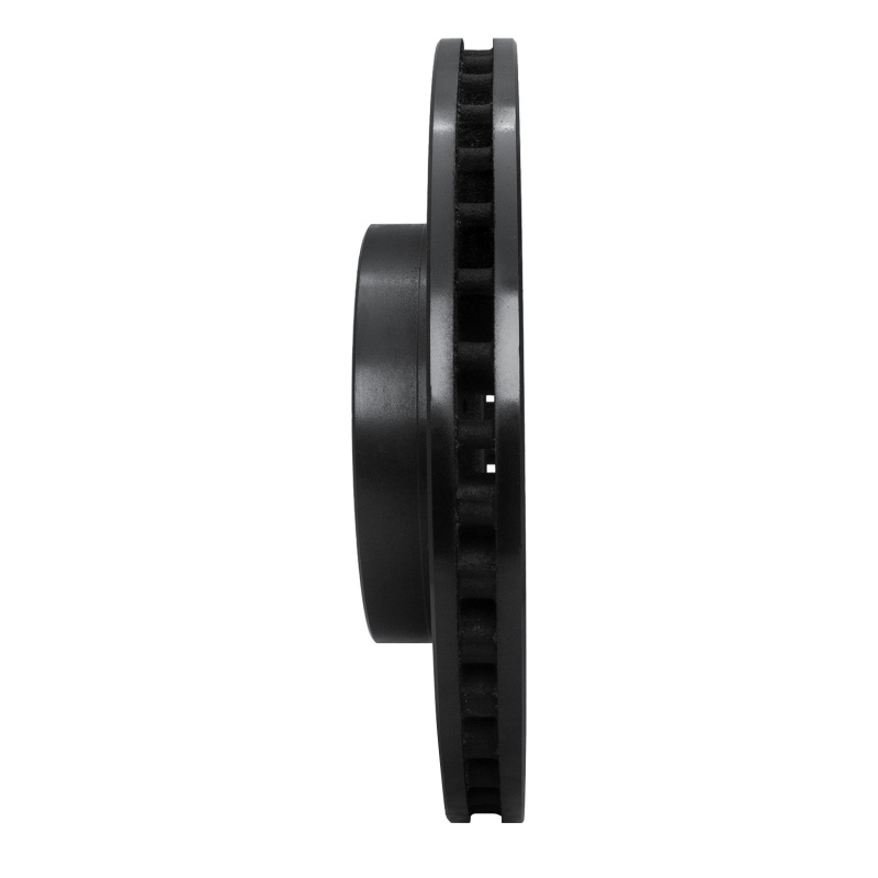 Picture of R1 13-25 Cadillac CT4 Front Right Drilled & Slotted Black Brake Rotor