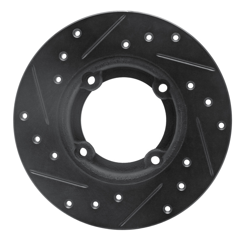 Picture of R1 85-94 Chevrolet Sprint Front Right Drilled & Slotted Black Brake Rotor