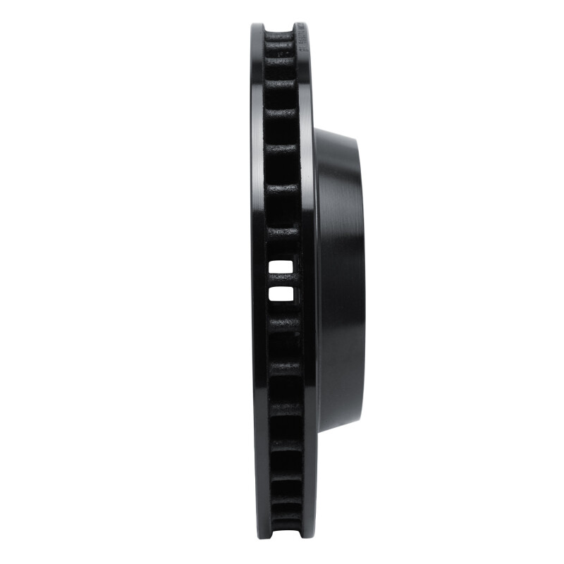 Picture of R1 67-67 Ford Galaxie Front Right Drilled & Slotted Black Brake Rotor