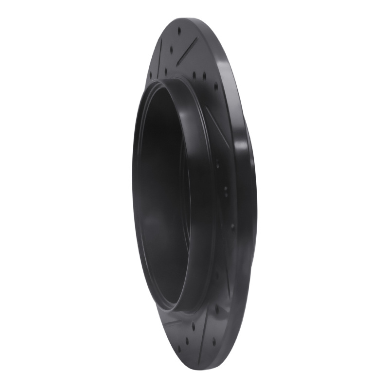 Picture of R1 05-08 Ford Escape Rear Right Drilled & Slotted Black Brake Rotor