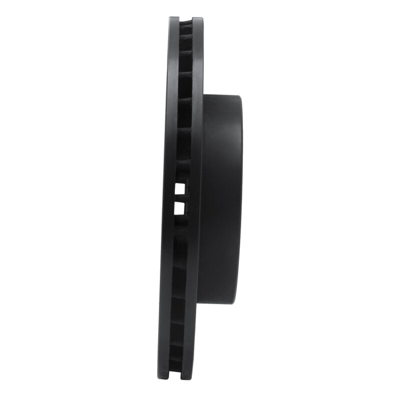 Picture of R1 88-89 Merkur SCORPIO Front Right Drilled & Slotted Black Brake Rotor
