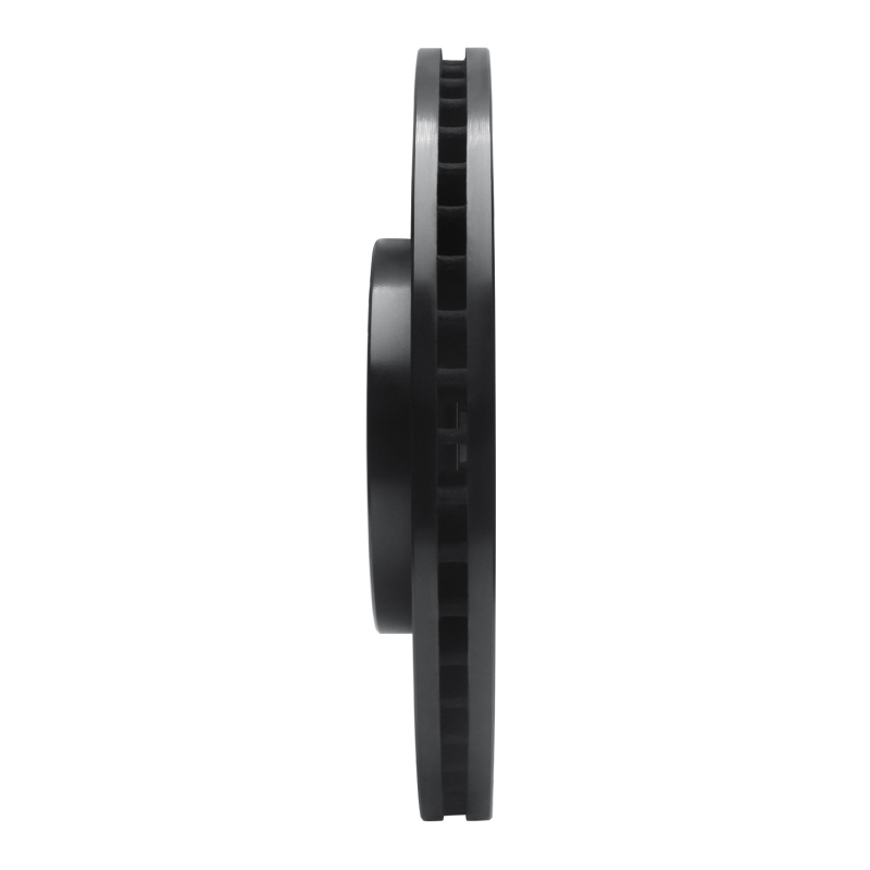 Picture of R1 20-22 Honda CR-V Front Right Drilled & Slotted Black Brake Rotor