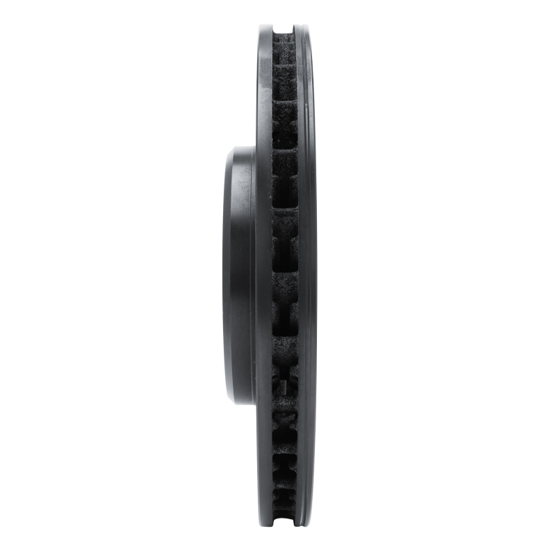 Picture of R1 94-02 Mercedes-Benz SL500 Right Front Drilled & Slotted Black Brake Rotor